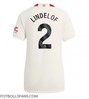 Manchester United Victor Lindelof #2 Replika Tredje Tröja Damer 2023-24 Kortärmad